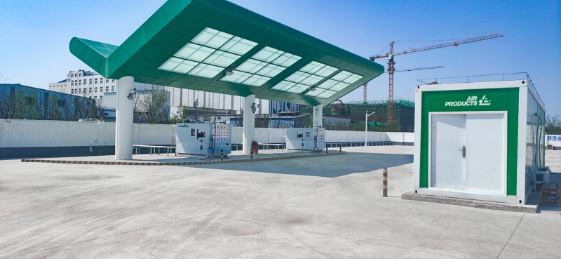 【新闻图】空气产品公司在山东的首座加氢示范站