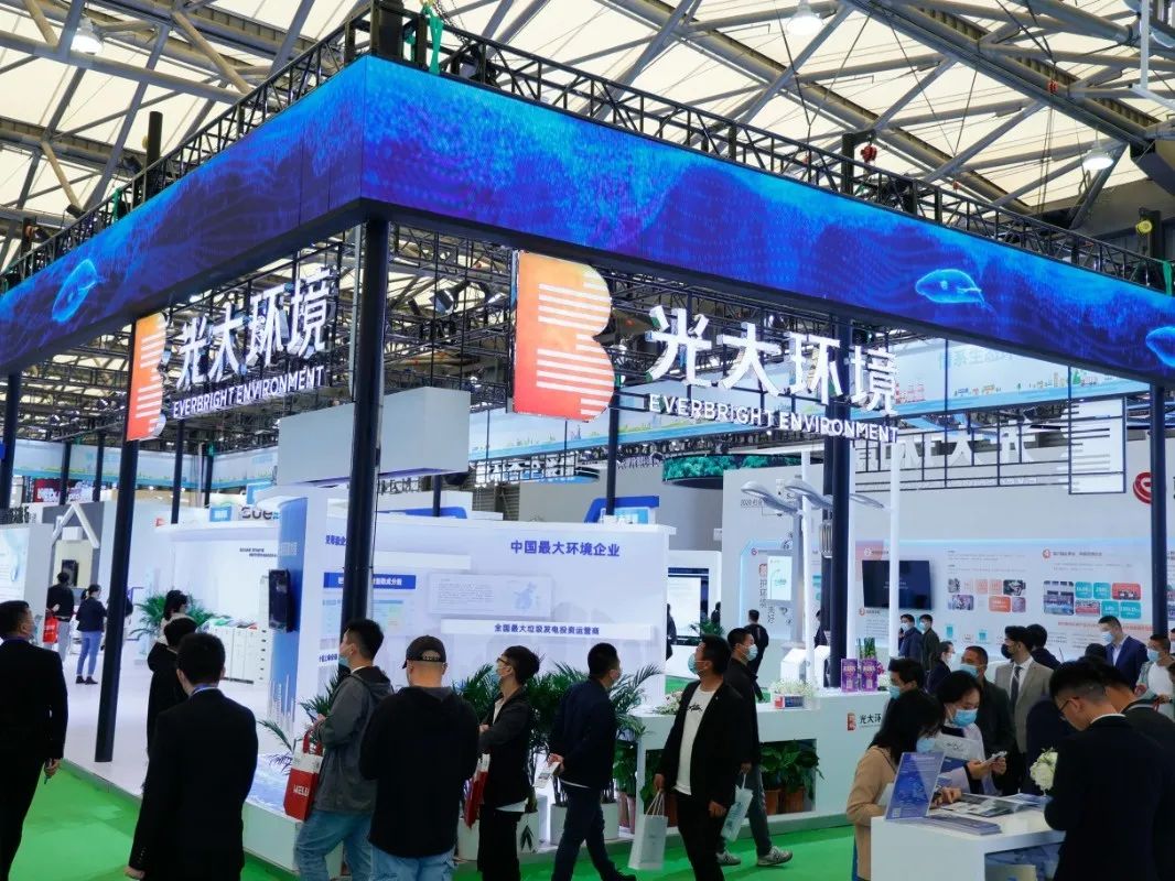 中国环博会今年4月回归上海举办，展示面积近20万平方米